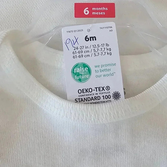 Carter's 6mos Baby Peek a Boo 2pc Set NWT - Picture 4 of 5